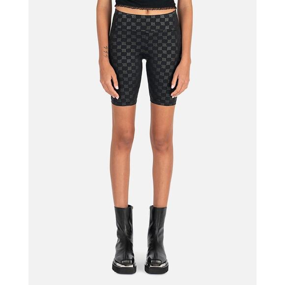MISBHV Monogram Biker Shorts - XS - Black - Picture 1 of 4